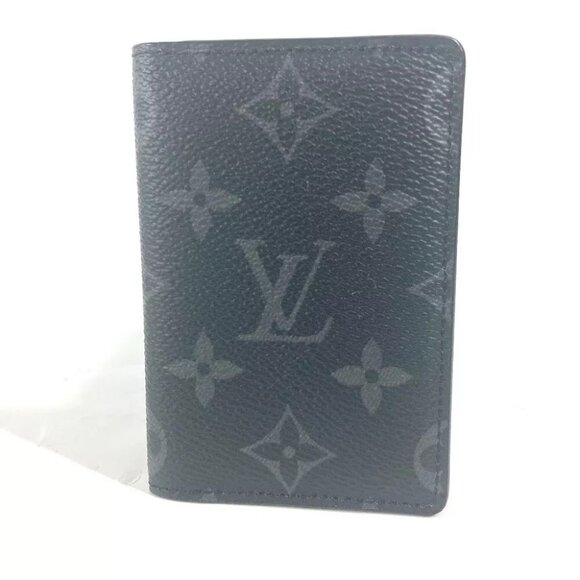 LOUIS VUITTON M61696 MonogramEclipse OrganizerDeux Poche  LOUIS VUITTON M61696 MonogramEclipse OrganizerDeux Poche Card Holder Case Unused